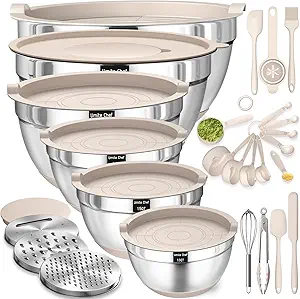 Mixing Bowls with Airtight Lids