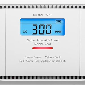 X-Sense Carbon Monoxide Detector Alarm with Digital LCD Display