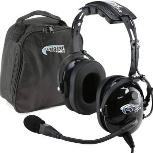 Rugged Radios RA200 Aviation Pilot Headset